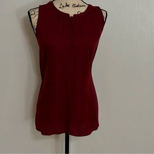 Loft  Burgundy Top Women S